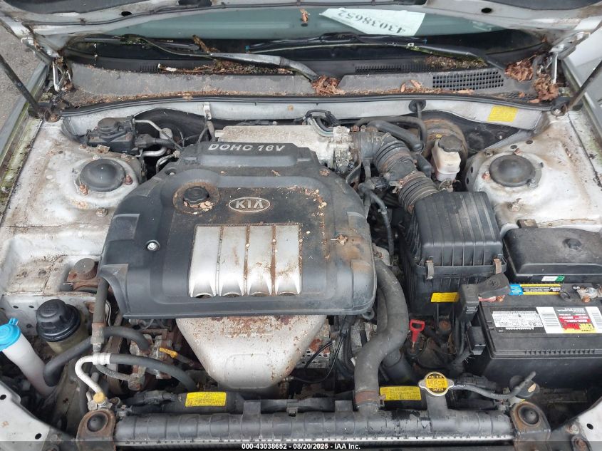 2003 Kia Optima Lx/Se VIN: KNAGD126135228488 Lot: 43038652