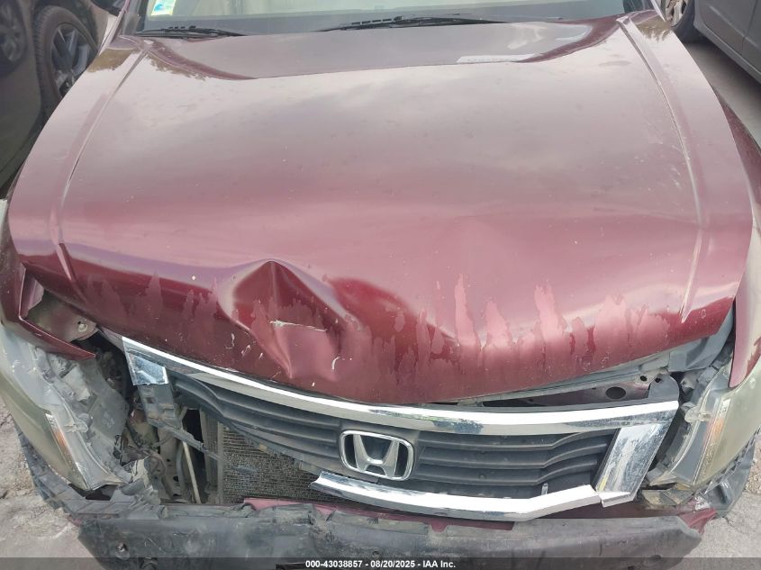 2010 Honda Accord 2.4 Ex-L VIN: 1HGCP2F83AA144656 Lot: 43038857