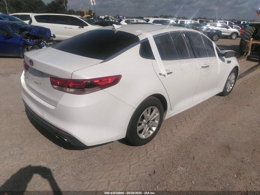 Vin: 5xxgt4l34gg040772, lot: 43533048, kia optima lx 20164