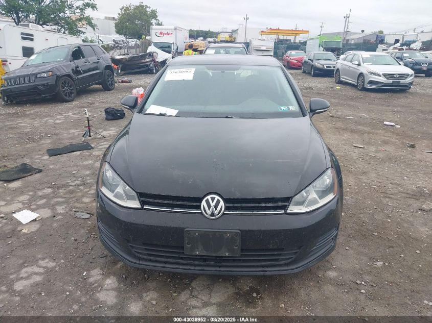 2015 Volkswagen Golf Launch Edition 2-Door VIN: 3VW817AUXFM013383 Lot: 43038952