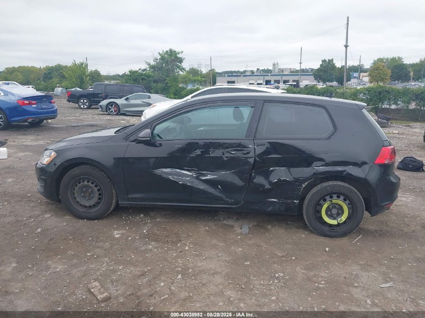 2015 Volkswagen Golf Launch Edition 2-Door VIN: 3VW817AUXFM013383 Lot: 43038952