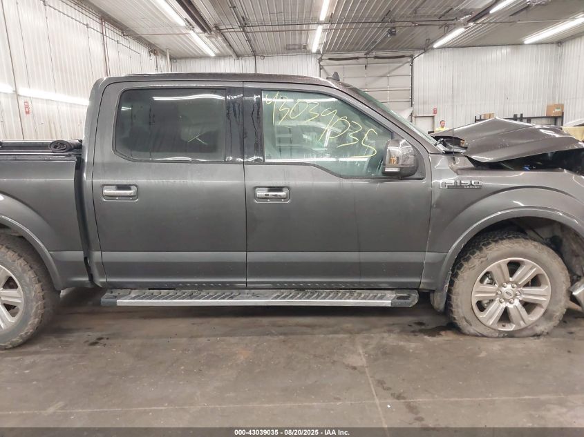 2020 Ford F-150 Lariat VIN: 1FTEW1E55LKD02049 Lot: 43039035