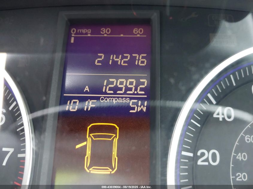 2010 Honda Cr-V Ex-L VIN: 5J6RE3H70AL003468 Lot: 43039084