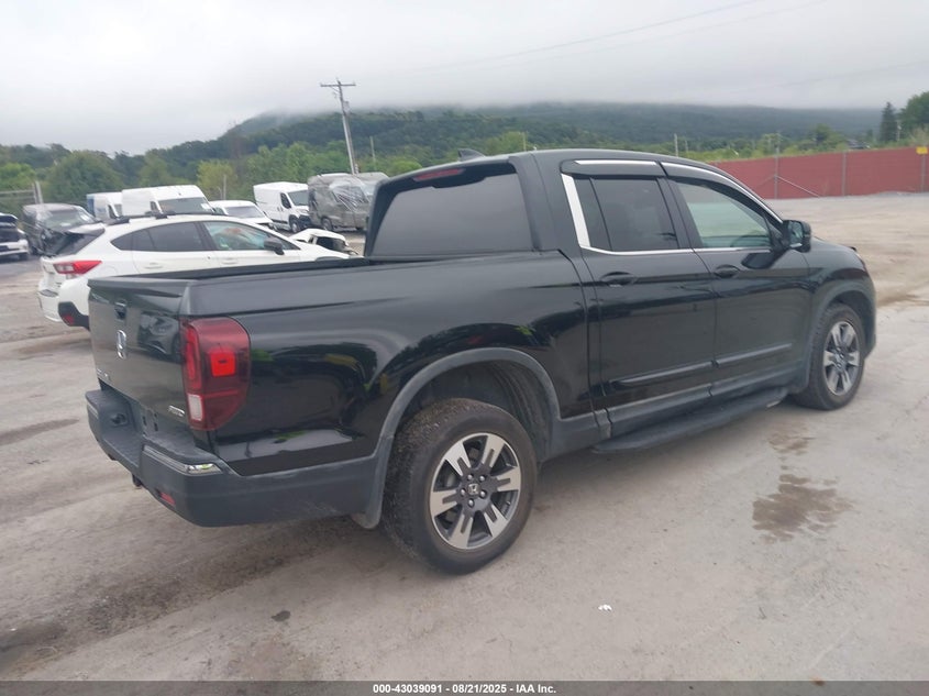 5FPYK3F66HB031851 2017 Honda Ridgeline 3.5 Rtl-T Black