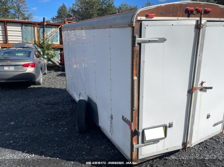 2007 Alcan 12' Enclosed Trailer white null null 1A9BV12197A698140 photo #4