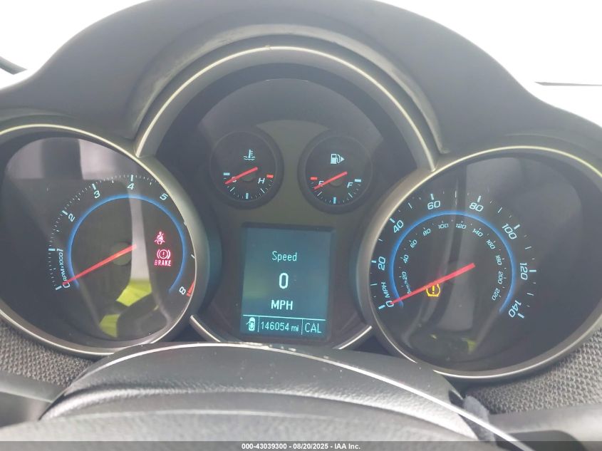 2012 Chevrolet Cruze Eco VIN: 1G1PK5SC2C7168823 Lot: 43039300