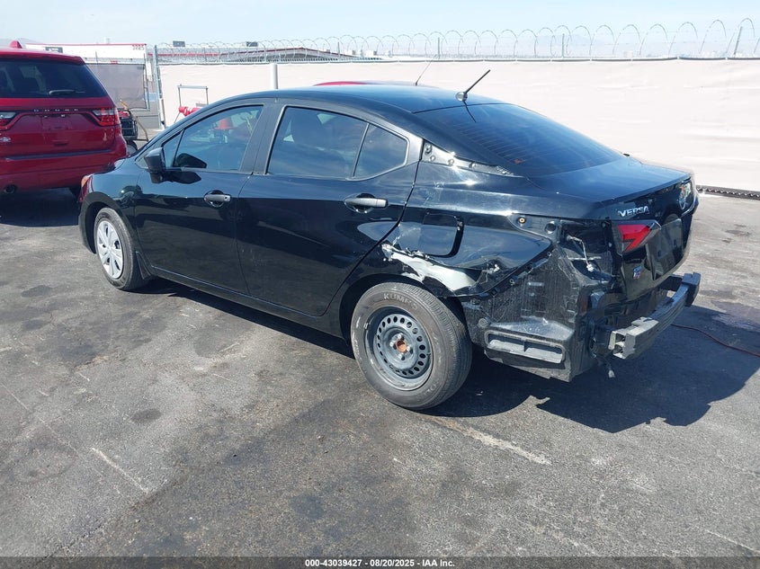 2024 Nissan Versa 1.6 S black sedan gasoline 3N1CN8DVXRL866892 photo #4