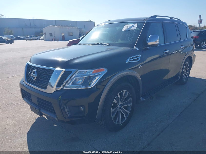 Vin: jn8ay2ndxk9092760, lot: 43533893, nissan armada sl 20192