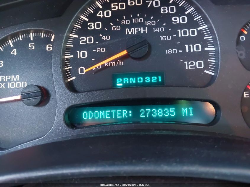 2003 Chevrolet Tahoe Ls VIN: 1GNEK13Z63J248081 Lot: 43039753