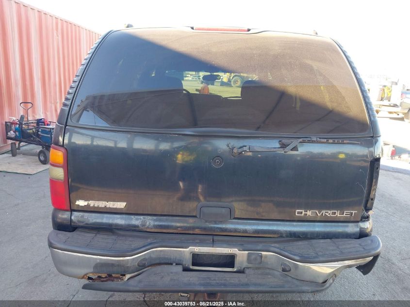 2003 Chevrolet Tahoe Ls VIN: 1GNEK13Z63J248081 Lot: 43039753