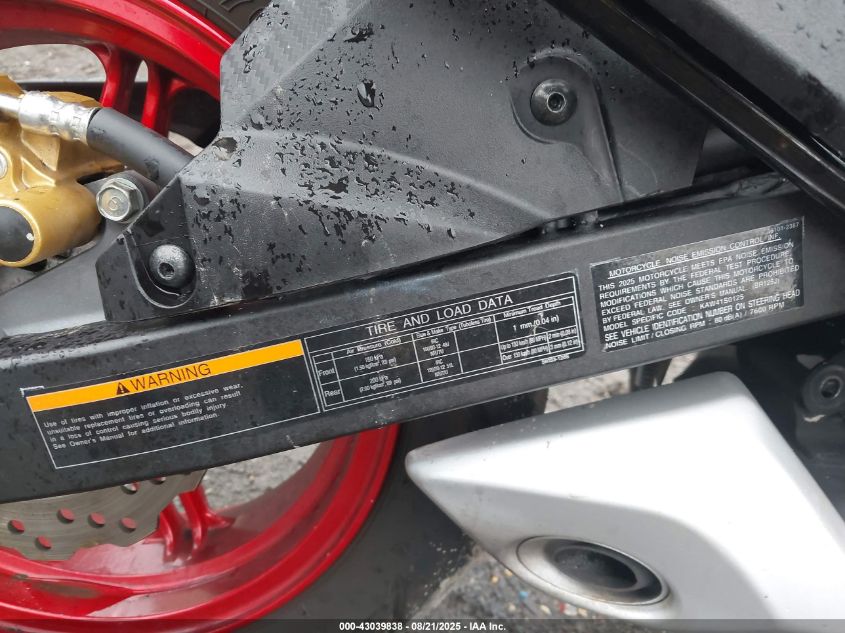 2025 Kawasaki Br125 J VIN: JKABRRJ15SDA33109 Lot: 43039838