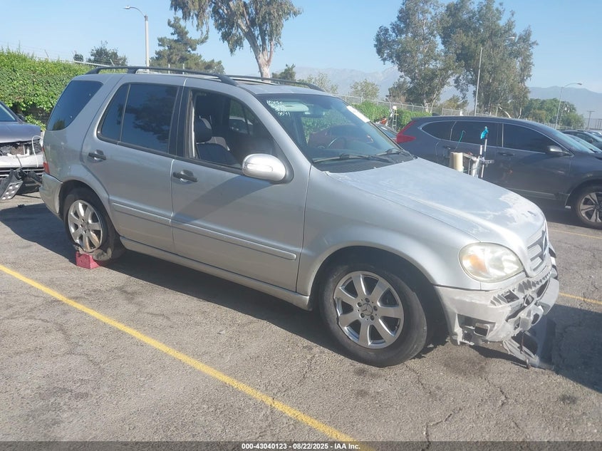 2003 Mercedes-Benz Ml 350 silver other gasoline 4JGAB57E33A410041 photo #1