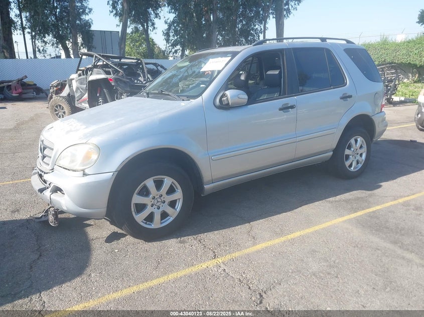 2003 Mercedes-Benz Ml 350 silver other gasoline 4JGAB57E33A410041 photo #3