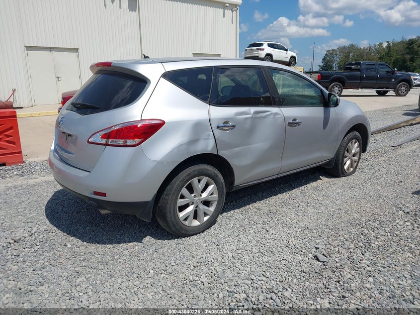 Vin: jn8az1mu2bw059584, lot: 43534369, nissan murano s 20114
