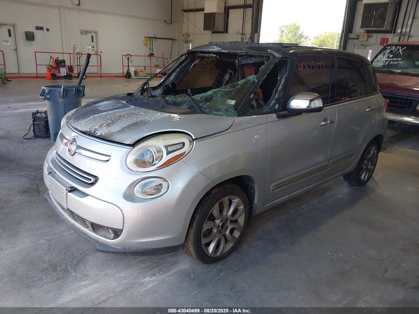 Vin: zfbcfach0ez029717, lot: 43534643, fiat 500l lounge 20142