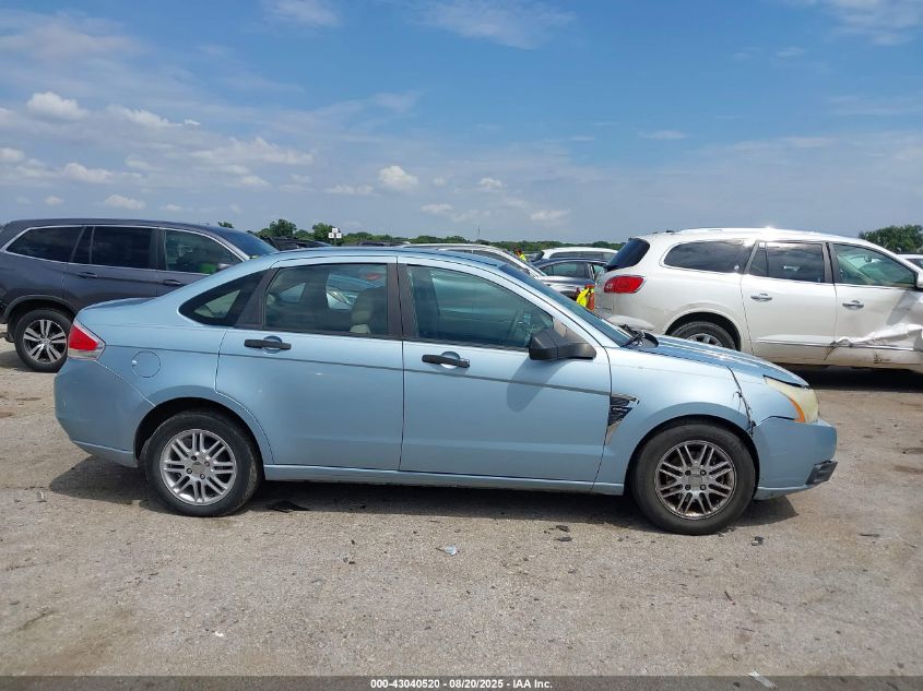 2008 Ford Focus Se/Ses VIN: 1FAHP35N48W191926 Lot: 43040520