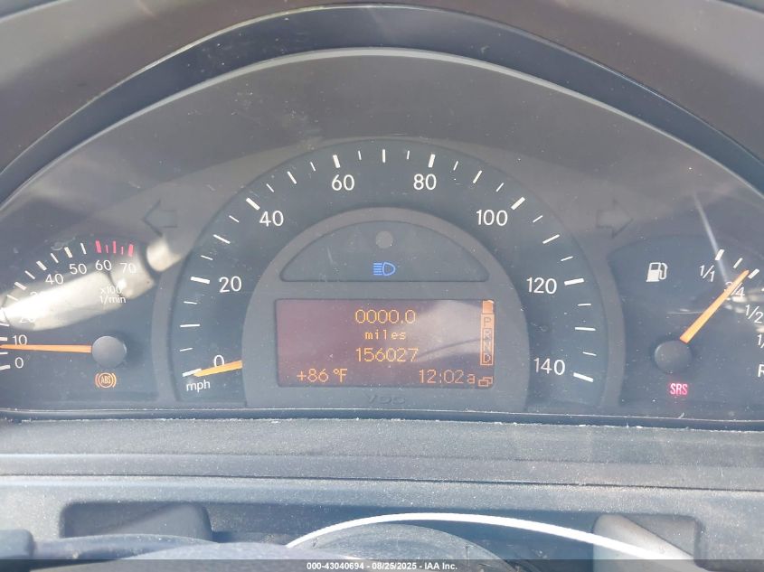 2002 Mercedes-Benz G 500 VIN: WDCYR49E32X128283 Lot: 43040694