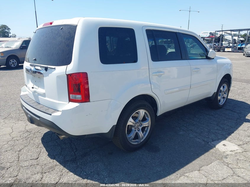 Vin: 5fnyf3h52eb002134, lot: 43534894, honda pilot ex-l 20144