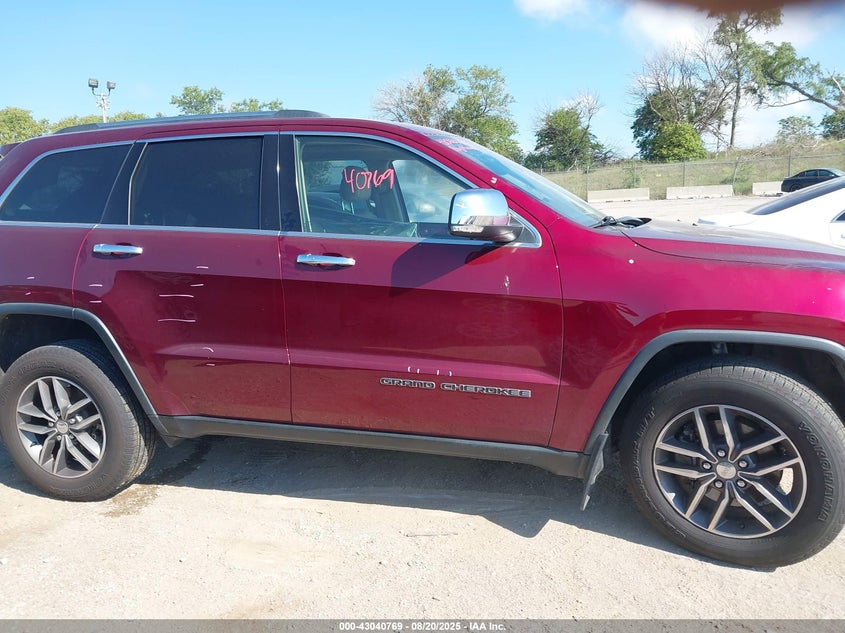 2017 JEEP GRAND CHEROKEE LIMITED 4X4 1C4RJFBG6HC688954
