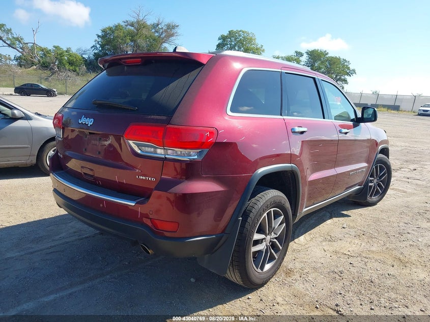 2017 JEEP GRAND CHEROKEE LIMITED 4X4 1C4RJFBG6HC688954