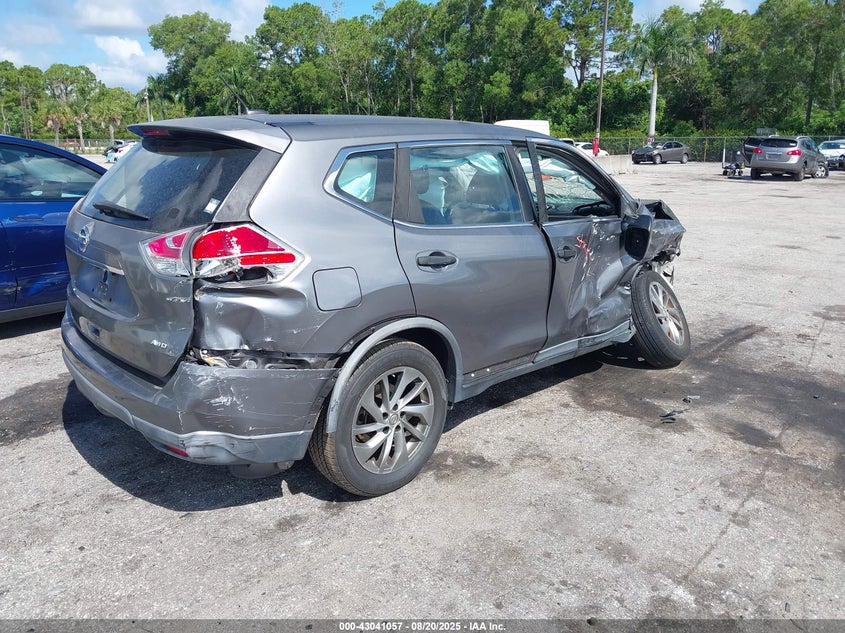 2016 NISSAN ROGUE S/SL/SV - KNMAT2MV8GP666506