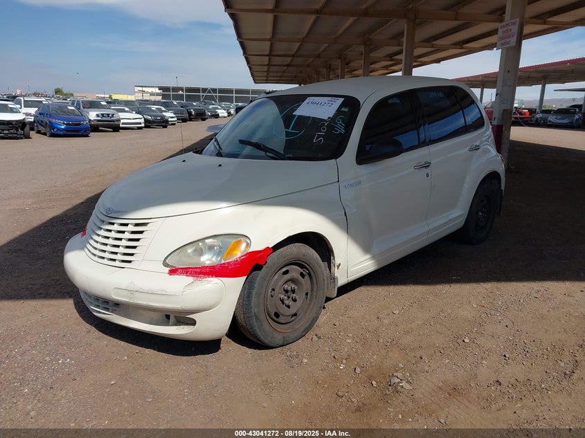 2005 Chrysler Pt Cruiser white suv gasoline 3C4FY48B35T510269 photo #3