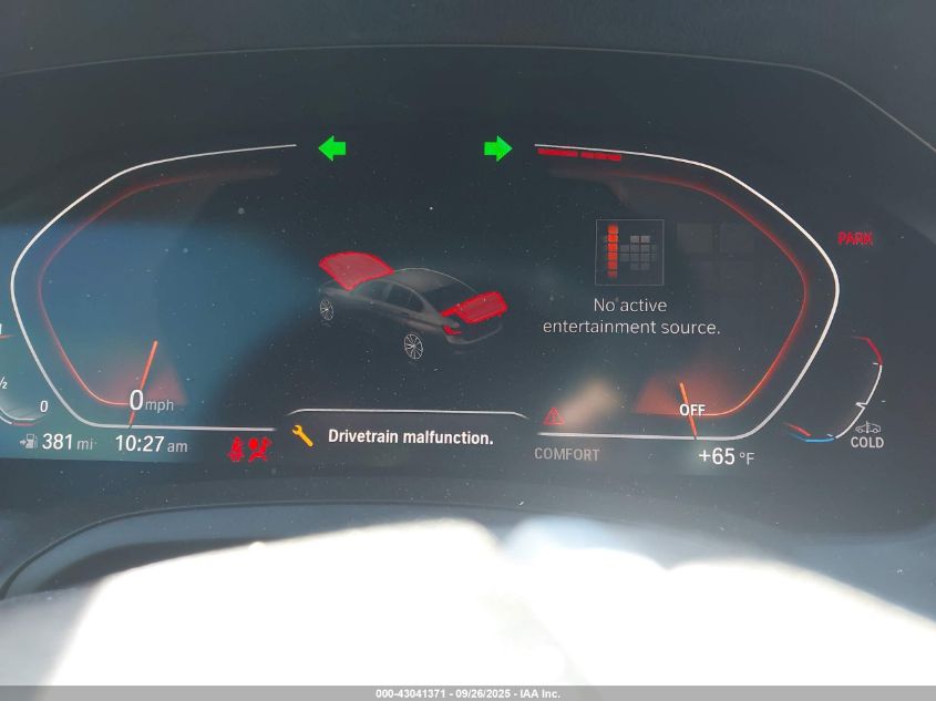 2020 BMW 330I xDrive VIN: WBA5R7C02LFH70735 Lot: 43041371