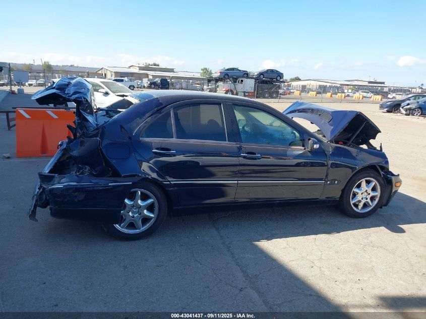 2004 Mercedes-Benz C 240 VIN: WDBRF61J24A547284 Lot: 43041437