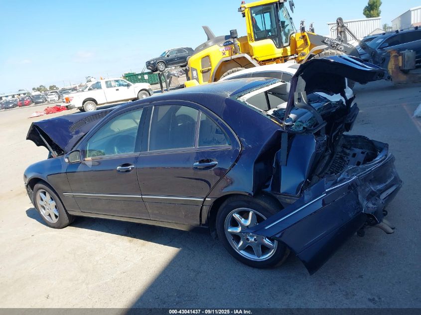 2004 Mercedes-Benz C 240 VIN: WDBRF61J24A547284 Lot: 43041437