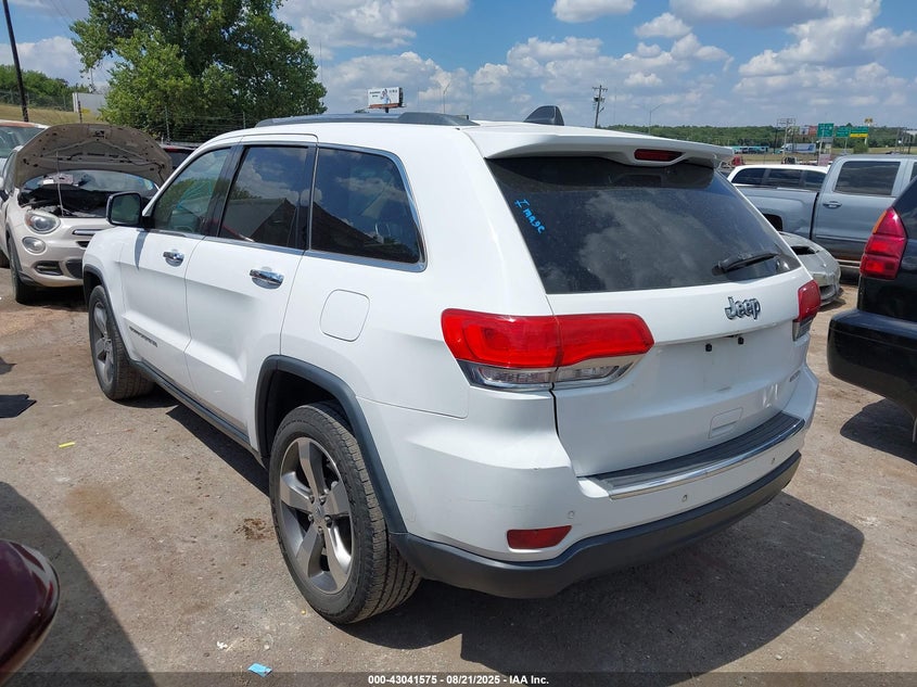 2015 Jeep Grand Cherokee Limited VIN: 1C4RJEBG3FC780076 Lot: 43041575
