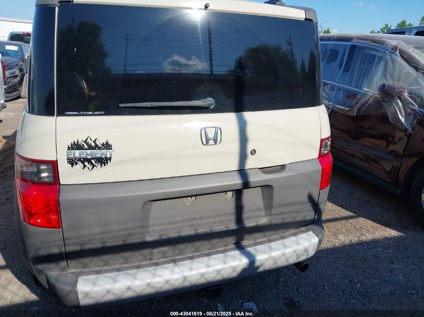 2005 Honda Element Ex VIN: 5J6YH28625L021030 Lot: 43041619