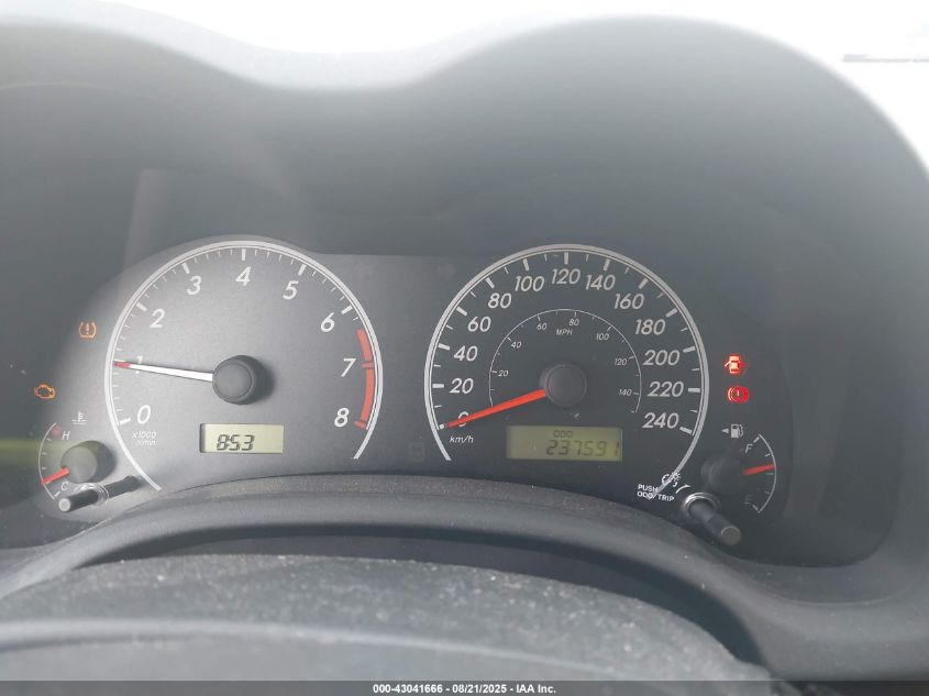 2009 Toyota Corolla S VIN: 2T1BU40EX9C079602 Lot: 43041666