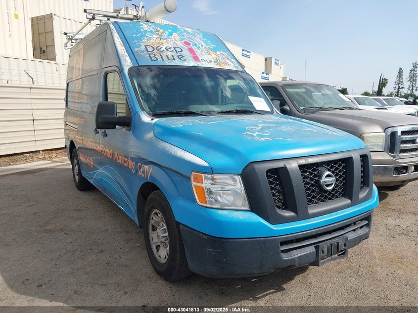 2012 Nissan Nv 2500 Nv2500 Hd S V8 blue van gasoline 1N6AF0LYXCN110952 photo #1