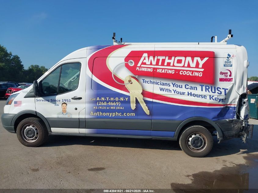 2018 Ford Transit-250 VIN: 1FTYR2CM2JKA47524 Lot: 43041821