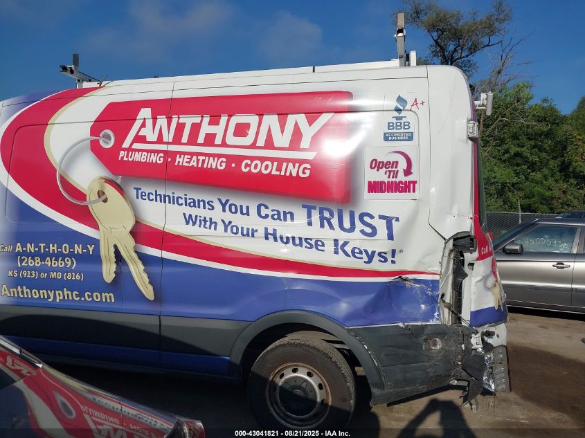 2018 Ford Transit-250 VIN: 1FTYR2CM2JKA47524 Lot: 43041821