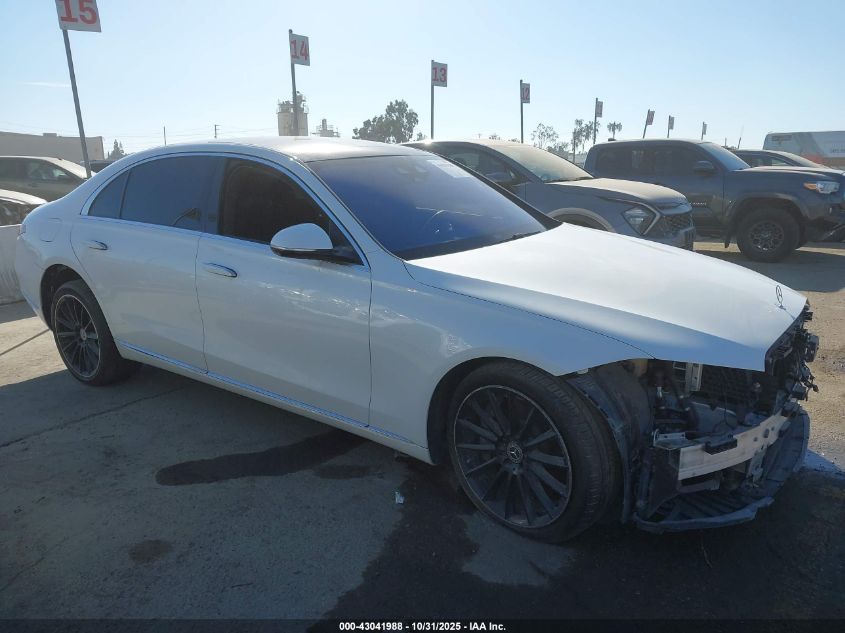 2022 Mercedes-Benz S 580 4Matic VIN: W1K6G7GB2NA158482 Lot: 43041988