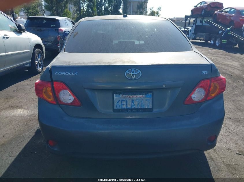 2009 Toyota Corolla Le VIN: 1NXBU40E09Z156461 Lot: 43042194