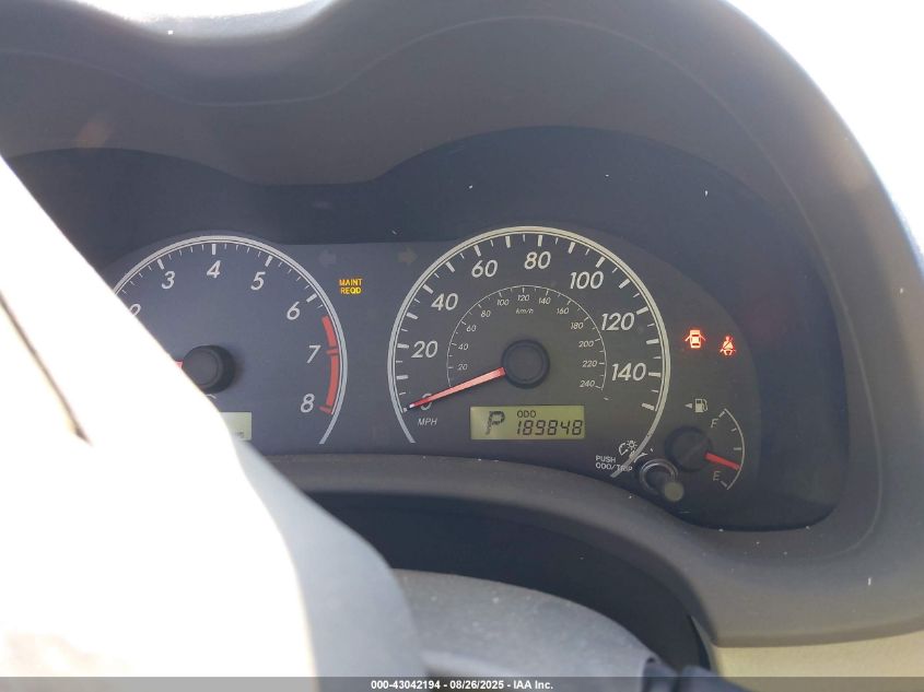 2009 Toyota Corolla Le VIN: 1NXBU40E09Z156461 Lot: 43042194