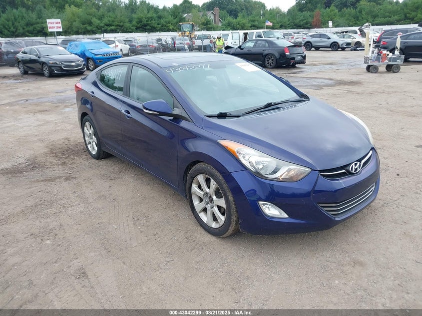 5NPDH4AE3CH101293 2012 Hyundai Elantra Limited auction photo 1