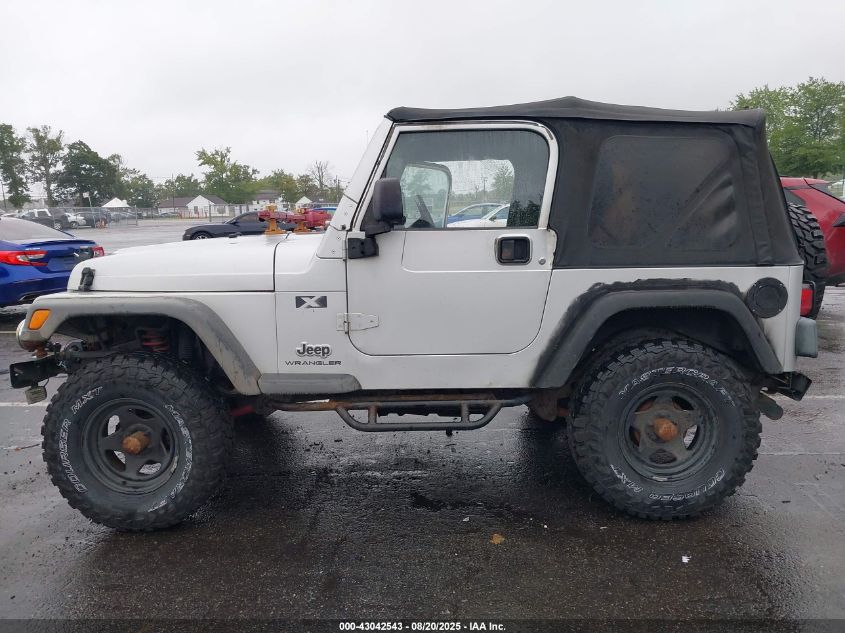 2003 Jeep Wrangler X VIN: 1J4FA39S63P348565 Lot: 43042543