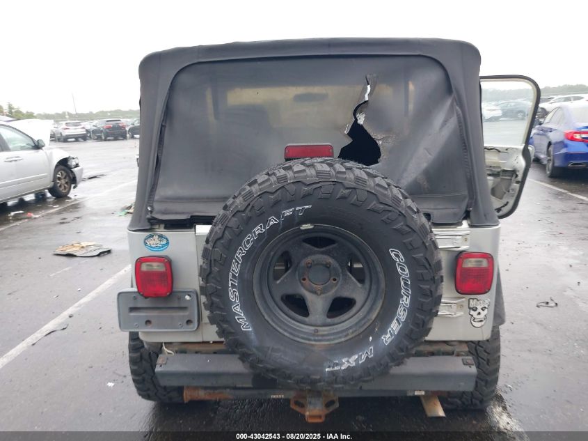 2003 Jeep Wrangler X VIN: 1J4FA39S63P348565 Lot: 43042543