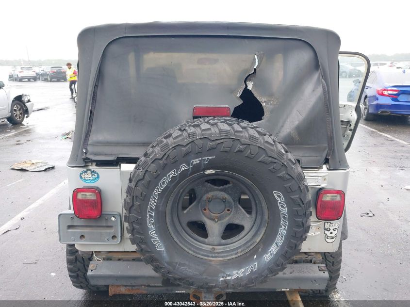 2003 Jeep Wrangler X VIN: 1J4FA39S63P348565 Lot: 43042543