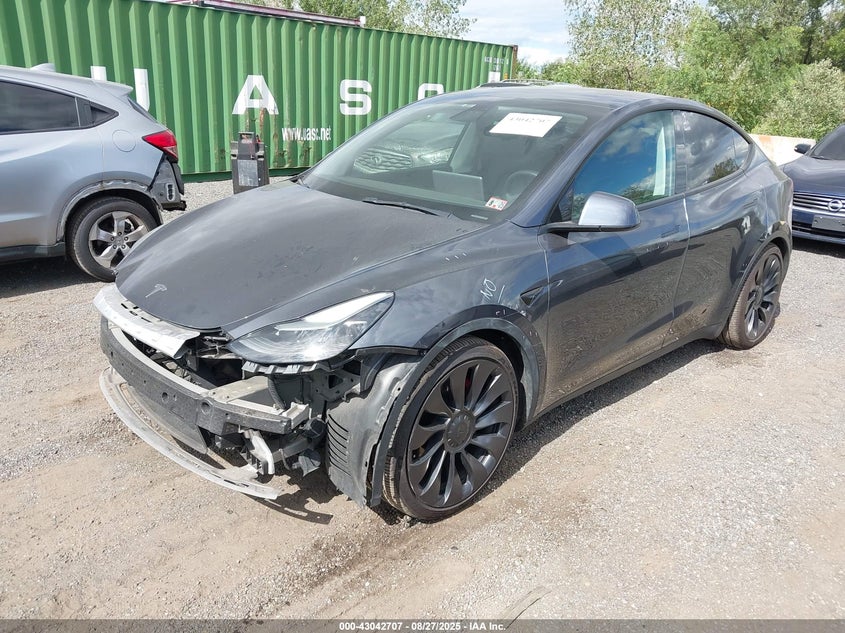 2022 TESLA MODEL Y PERFORMANCE DUAL MOTOR ALL-WHEEL DRIVE 7SAYGDEF1NF400549
