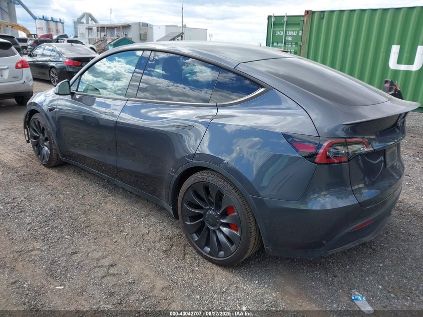 2022 TESLA MODEL Y PERFORMANCE DUAL MOTOR ALL-WHEEL DRIVE 7SAYGDEF1NF400549