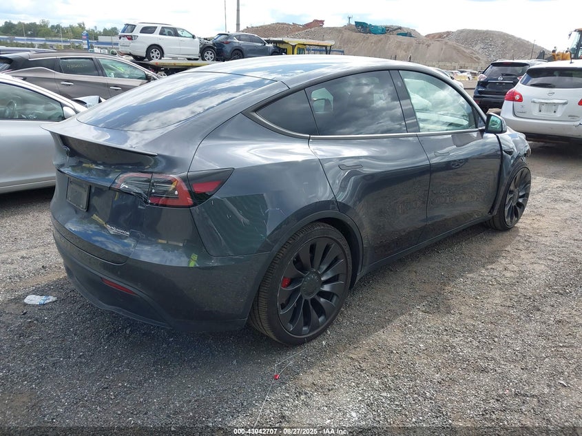 2022 TESLA MODEL Y PERFORMANCE DUAL MOTOR ALL-WHEEL DRIVE 7SAYGDEF1NF400549