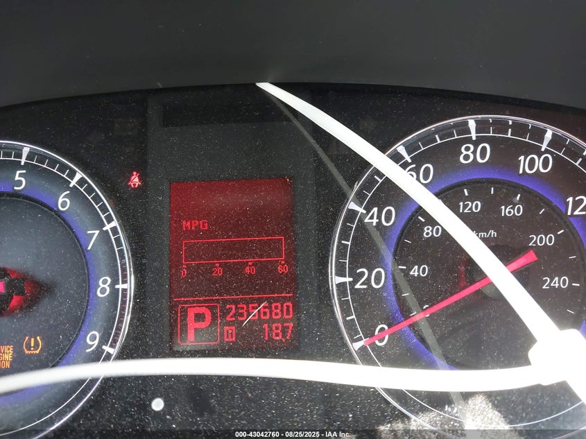 2008 Infiniti Ex35 Journey VIN: JNKAJ09E98M302860 Lot: 43042760