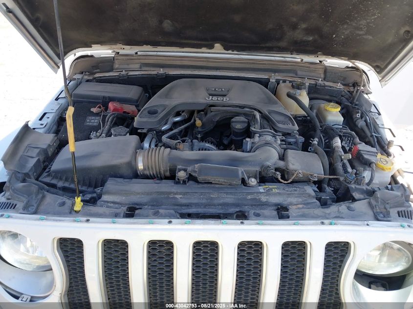 2019 Jeep Wrangler Unlimited Sahara 4X4 VIN: 1C4HJXEG9KW553082 Lot: 43042793