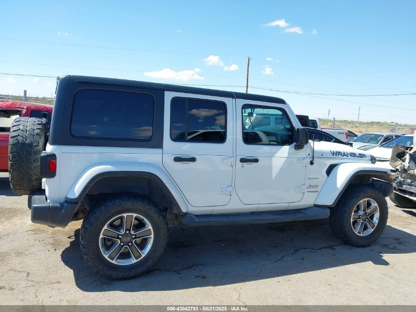 2019 Jeep Wrangler Unlimited Sahara 4X4 VIN: 1C4HJXEG9KW553082 Lot: 43042793