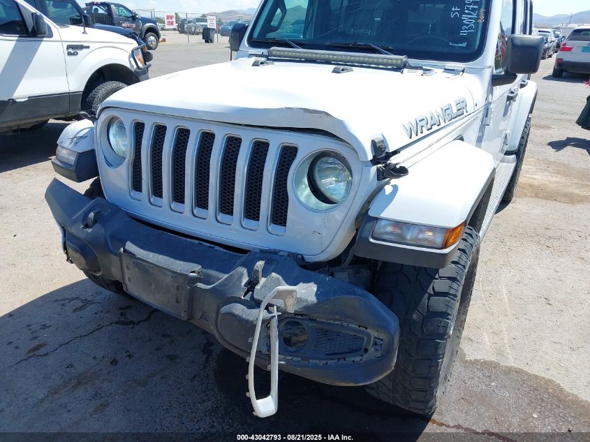 2019 Jeep Wrangler Unlimited Sahara 4X4 VIN: 1C4HJXEG9KW553082 Lot: 43042793