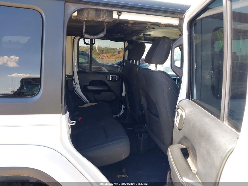 2019 Jeep Wrangler Unlimited Sahara 4X4 VIN: 1C4HJXEG9KW553082 Lot: 43042793